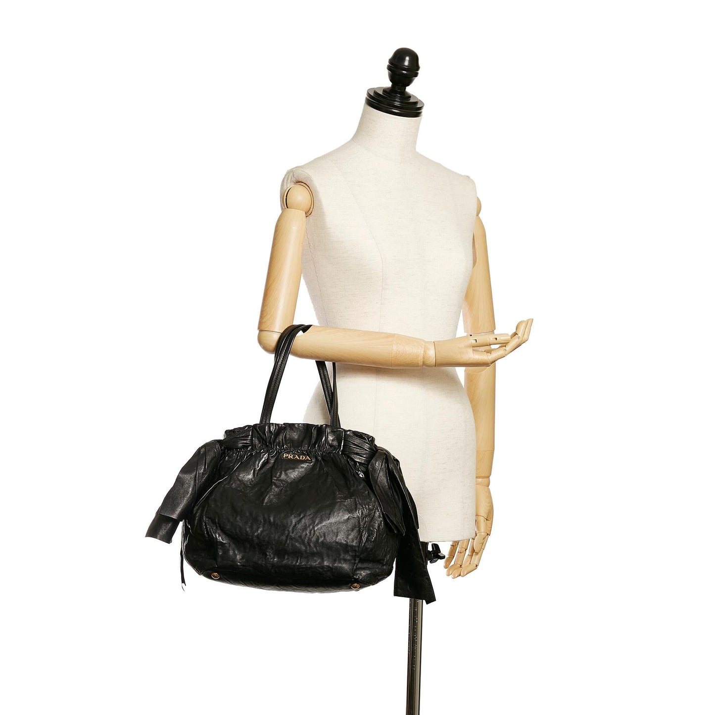 Prada Bow Lambskin Leather Shoulder Bag 29520