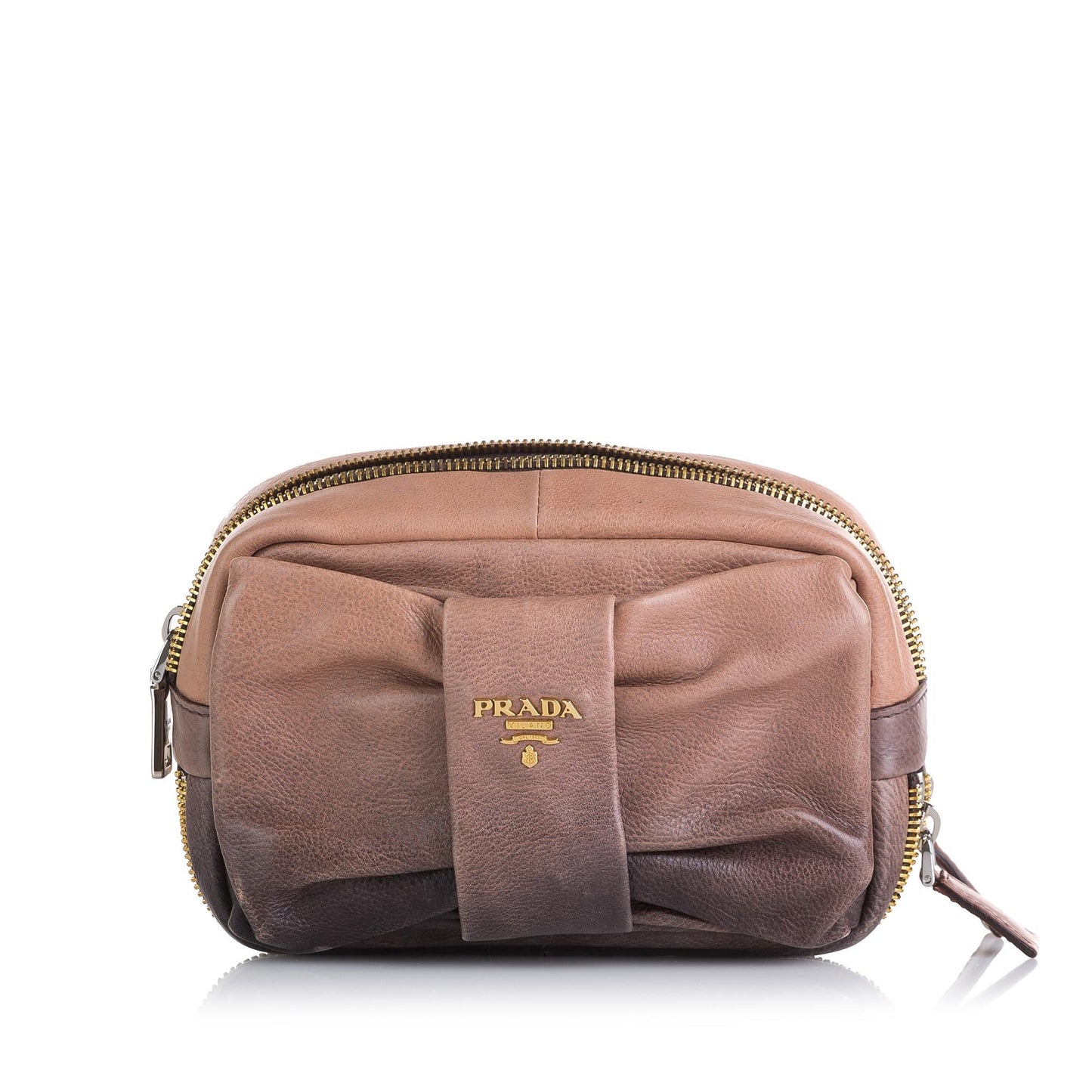 Prada Bow Leather Clutch LZl6e5