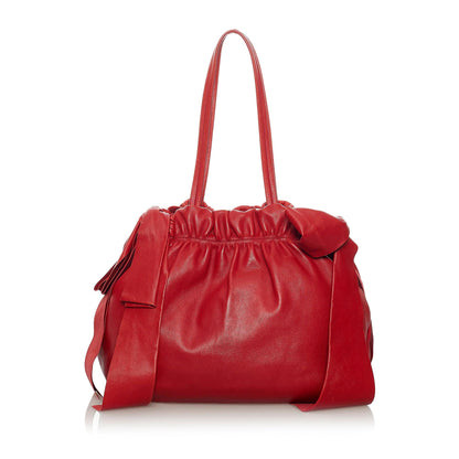 Prada Bow Leather Shoulder Bag 29221