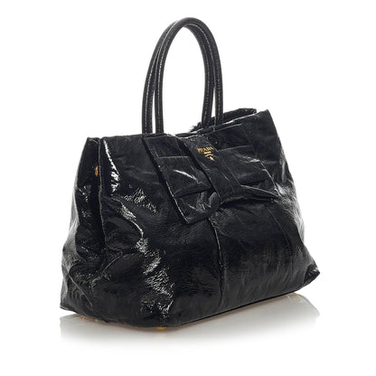 Prada Bow Patent Leather Handbag 29239