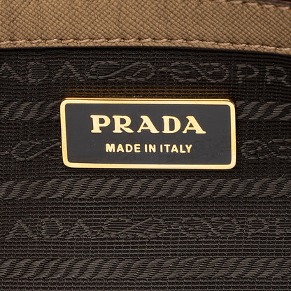 Prada Bowling Metallic Satchel 21637