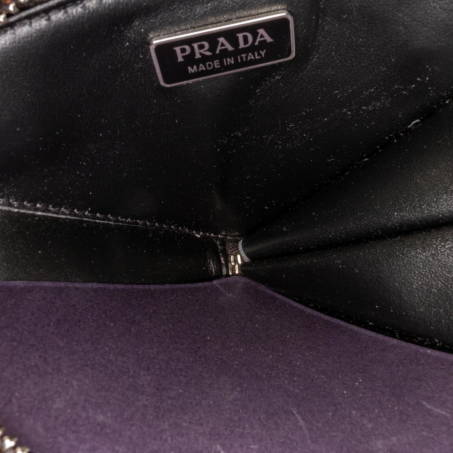 Prada Brushed Leather Mini Pouch H9DBDu