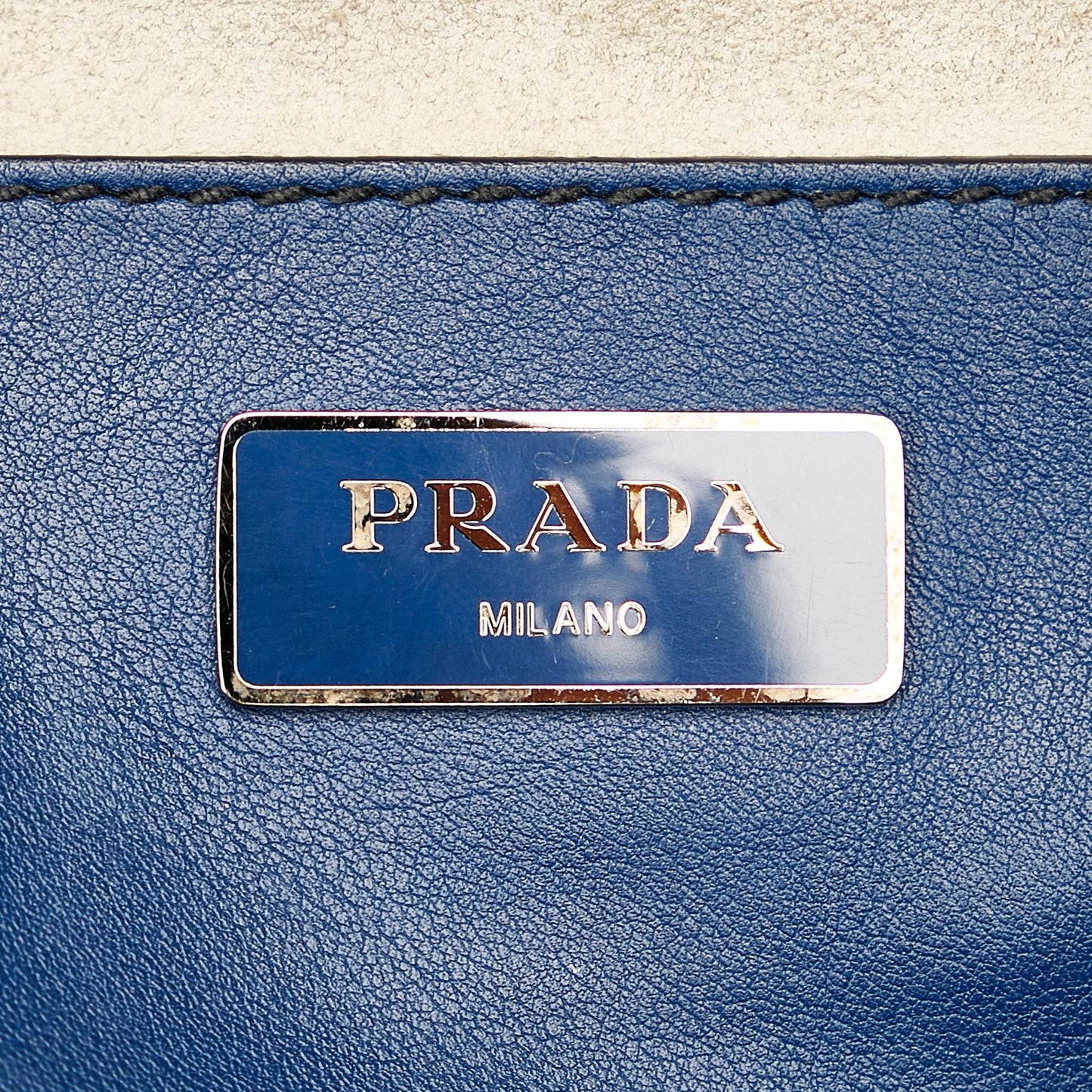 Prada Caflskin Stitched Tote Bag 23376