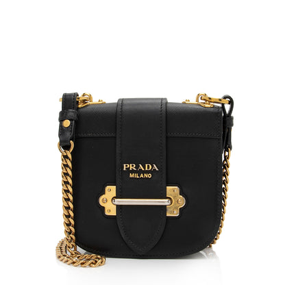 Prada Calfskin Cahier Shoulder Bag Pqlw37