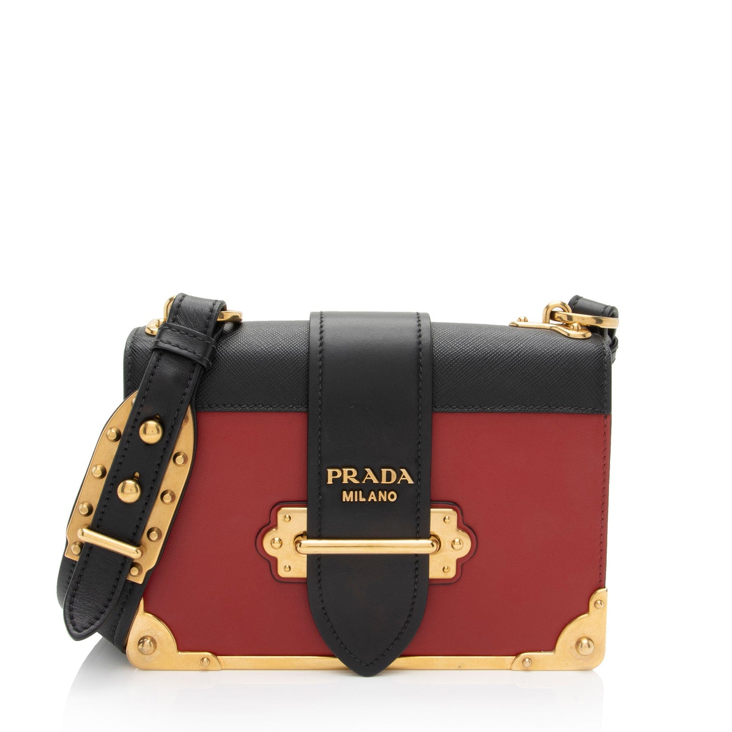 Prada Calfskin Cahier Shoulder Bag I9m1ff