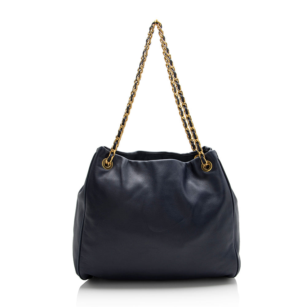 Prada Calfskin Chain Large Tote 22120