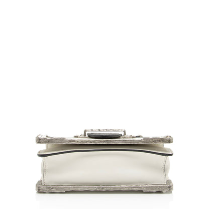 Prada Calfskin Crystal Cahier Shoulder Bag Hlddcz