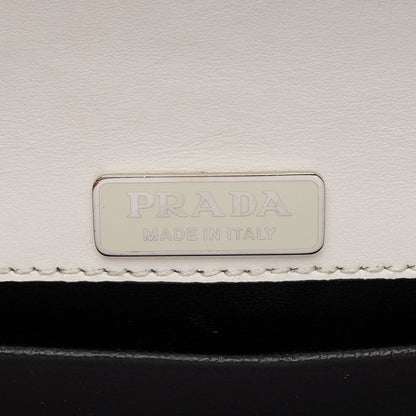 Prada Calfskin Crystal Cahier Shoulder Bag Hlddcz