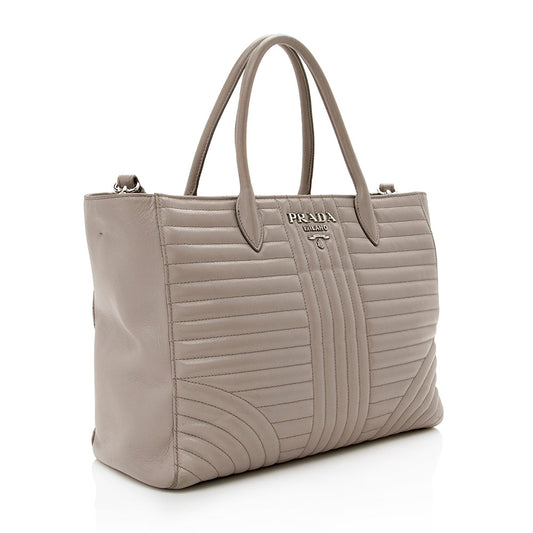 Prada Calfskin Diagramme Tote 15266