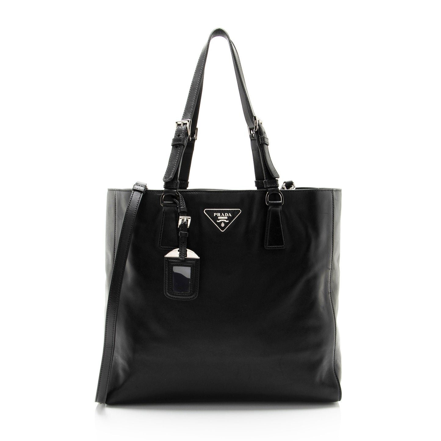 Prada Calfskin Soft Buckle Tote dCjmsj