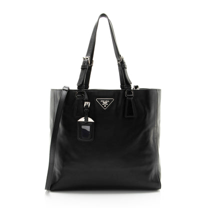 Prada Calfskin Soft Buckle Tote dCjmsj