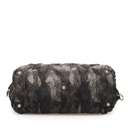 Prada Camouflage Gaufre Tessuto Tote Bag 22711