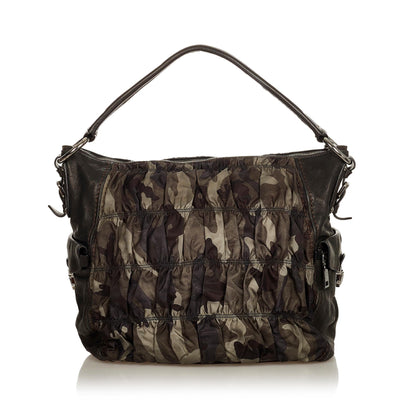 Prada Camouflage Tessuto Gaufre Tote Bag 26218