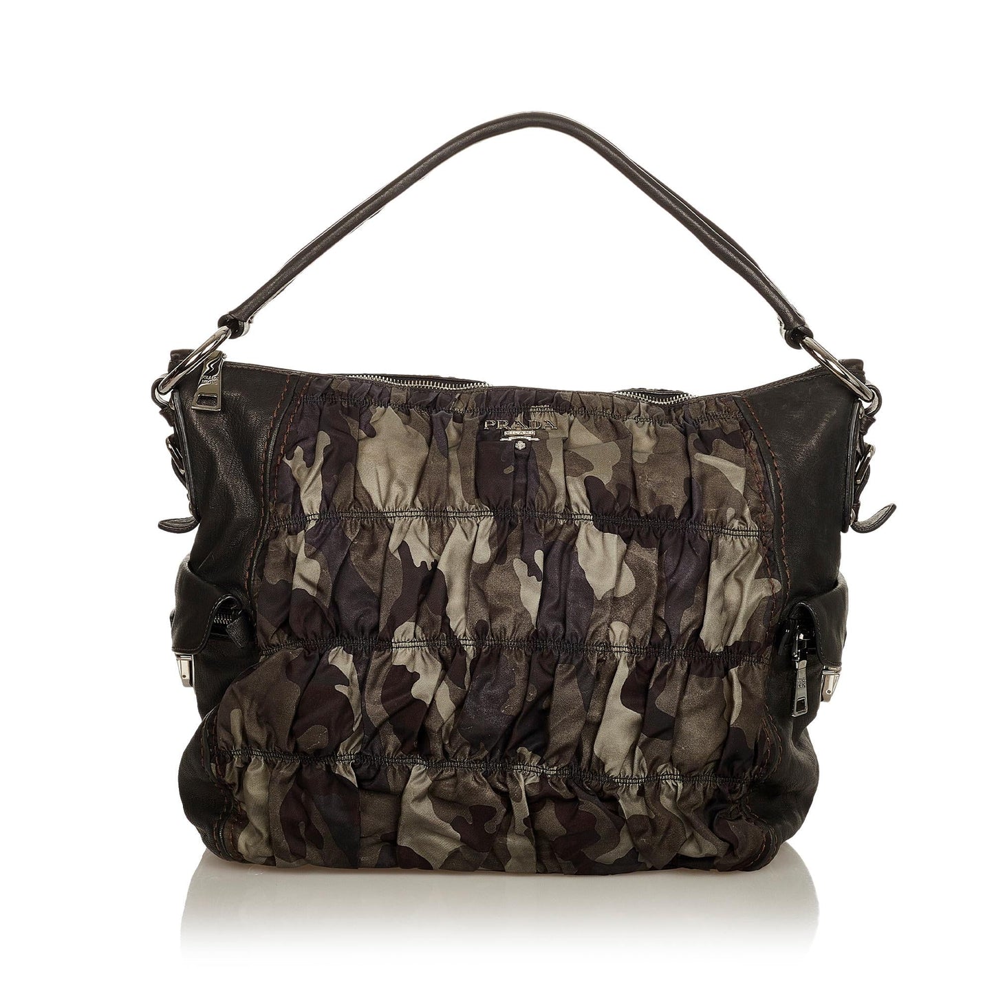 Prada Camouflage Tessuto Gaufre Tote Bag 26218