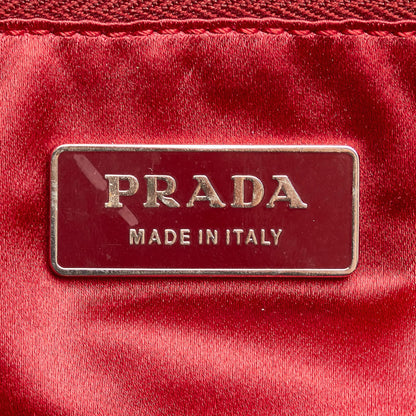 Prada Canapa Bauletto Canvas Tote Bag 33400