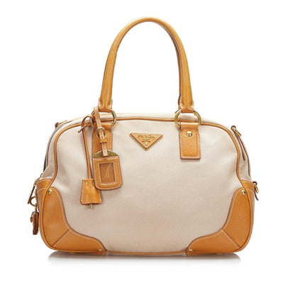 Prada Canapa Bowler Bag V7Gtjn