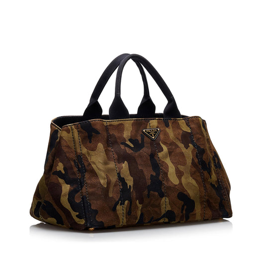 Prada Canapa Camouflage Tote Bag 9fv1Tl