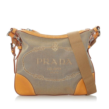 Prada Canapa Canvas Crossbody Bag 30573