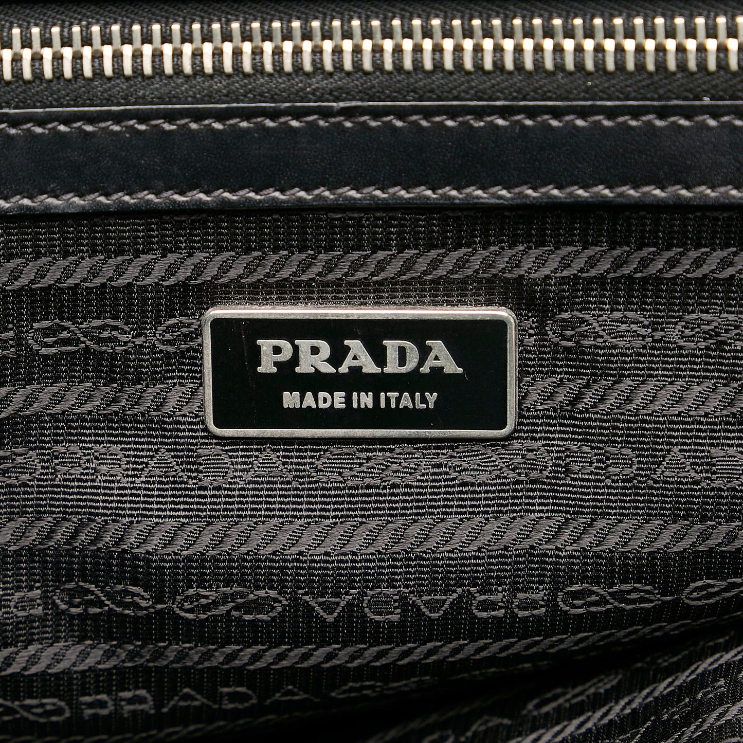 Prada Canapa Logo Canvas Handbag 30677