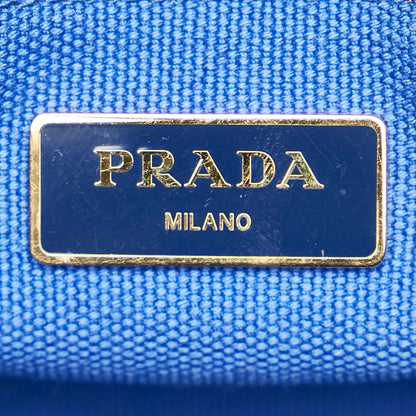 Prada Canapa Logo Canvas Satchel 29160