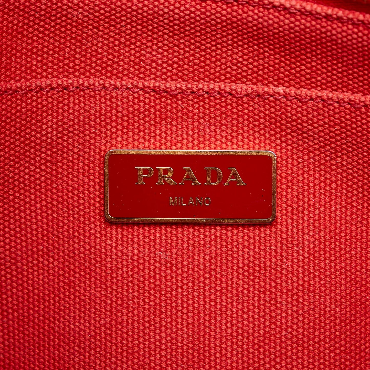 Prada Canapa Logo Canvas Satchel 31097