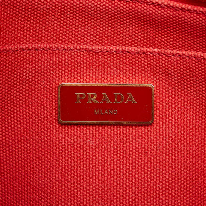 Prada Canapa Logo Canvas Satchel 31097