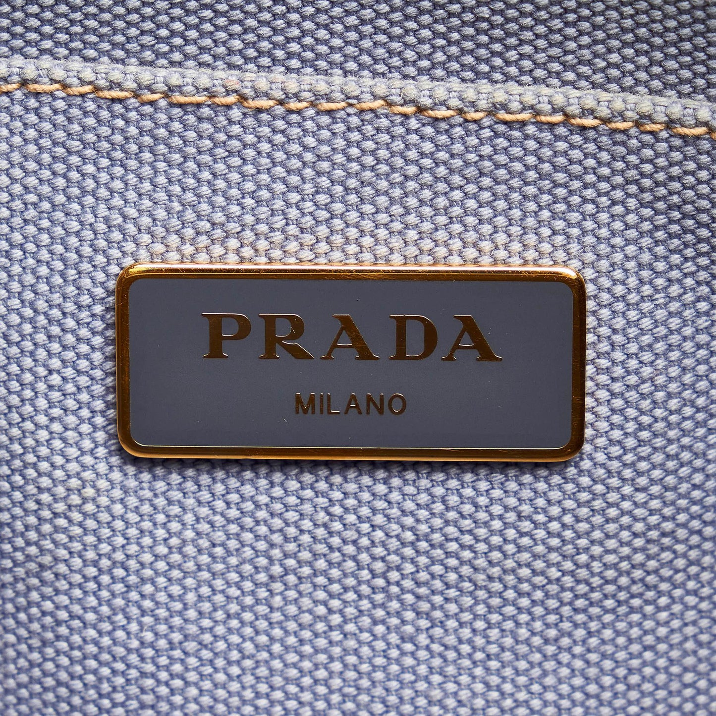 Prada Canapa Logo Canvas Satchel 34012