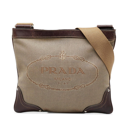 Prada Canapa Logo Crossbody Bag USfq2K