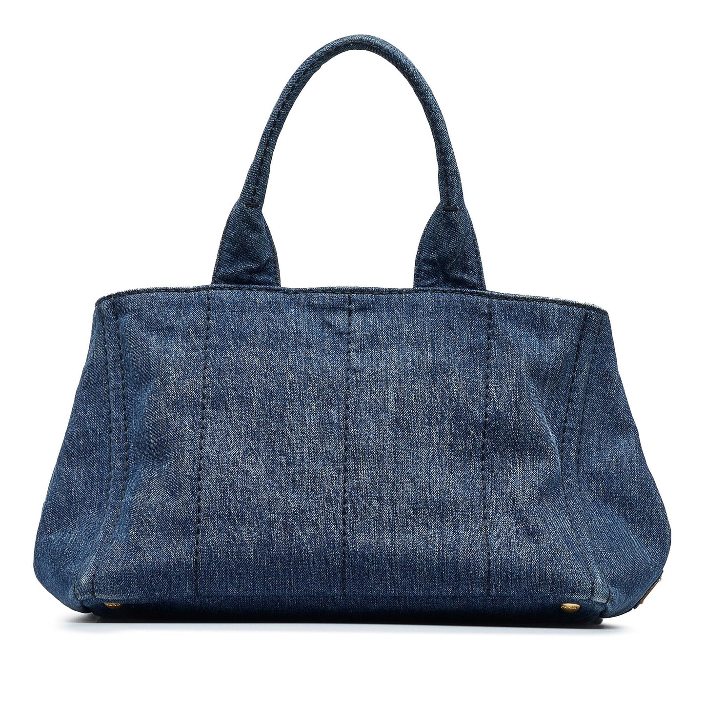 Prada Canapa Logo Denim Tote Bag kCfCD3