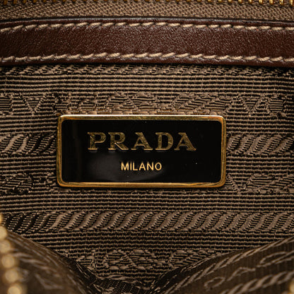 Prada Canapa Logo Double Zip Crossbody tEMcP3