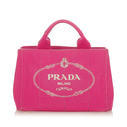 Prada Canapa Logo Handbag 25393