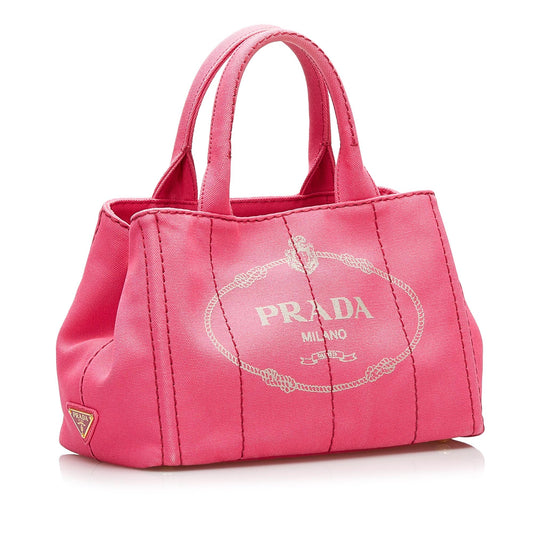 Prada Canapa Logo Satchel 35491