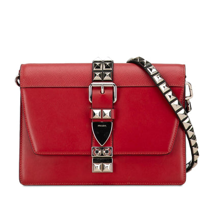 Prada City Calf and Saffiano Elektra Crossbody Bag QR1v8Q