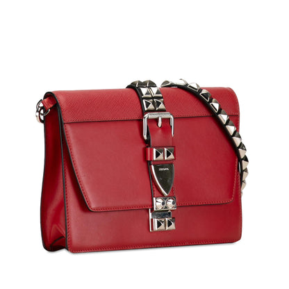 Prada City Calf and Saffiano Elektra Crossbody Bag QR1v8Q