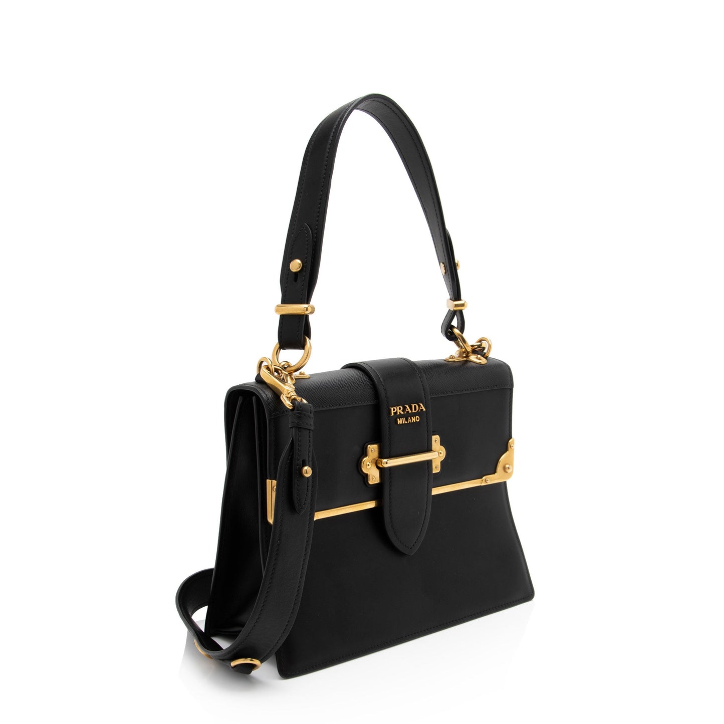 Prada Calfskin Cahier Top Handle 1Td68q