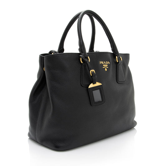 Prada Vitello Daino Shopping Tote rtAZE9