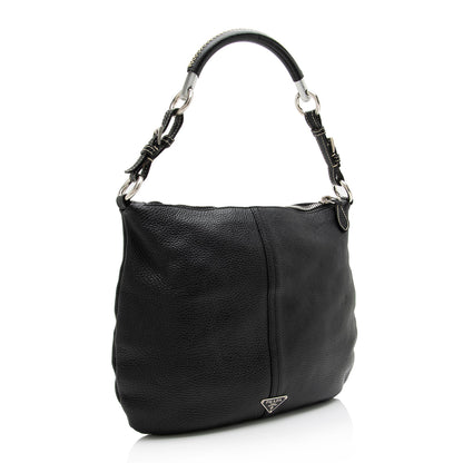 Prada Vitello Daino Small Hobo 23775