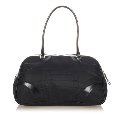 Prada Vitello Drive Nylon Bowler Bag 31551