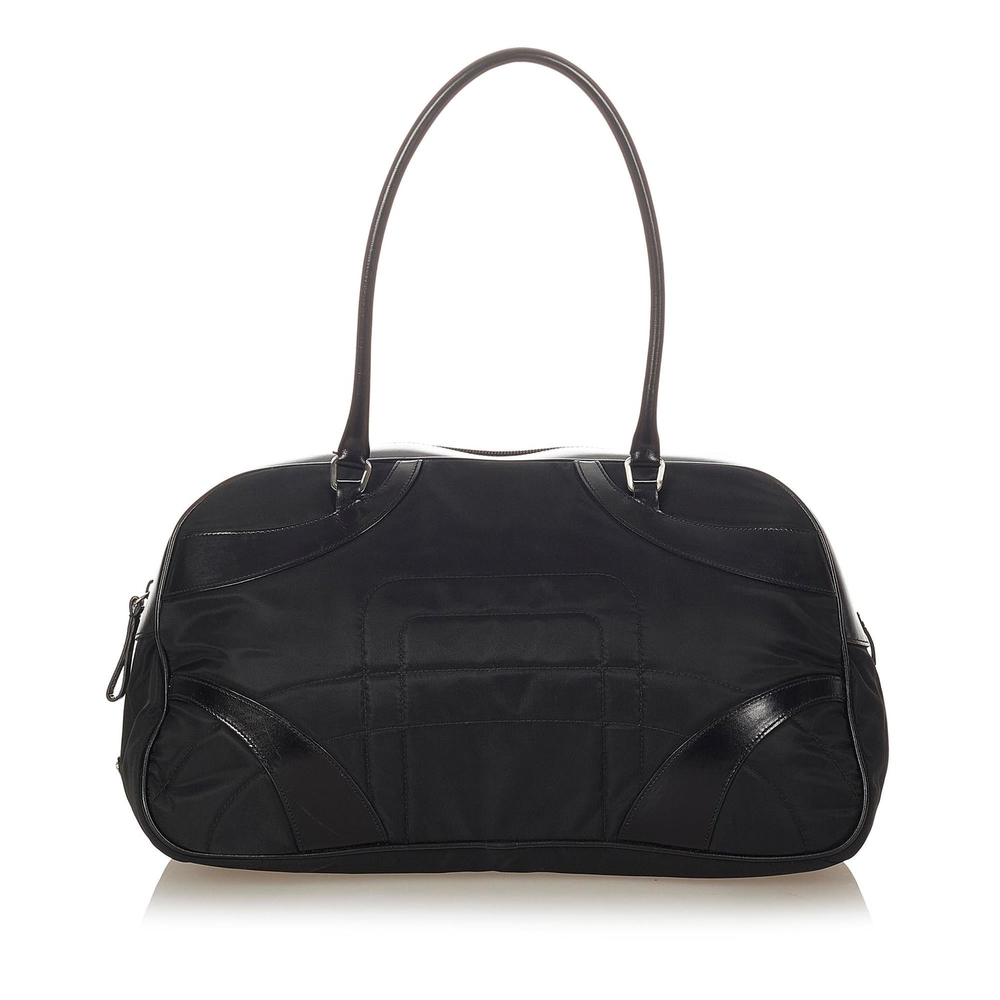 Prada Vitello Drive Nylon Bowler Bag 31551