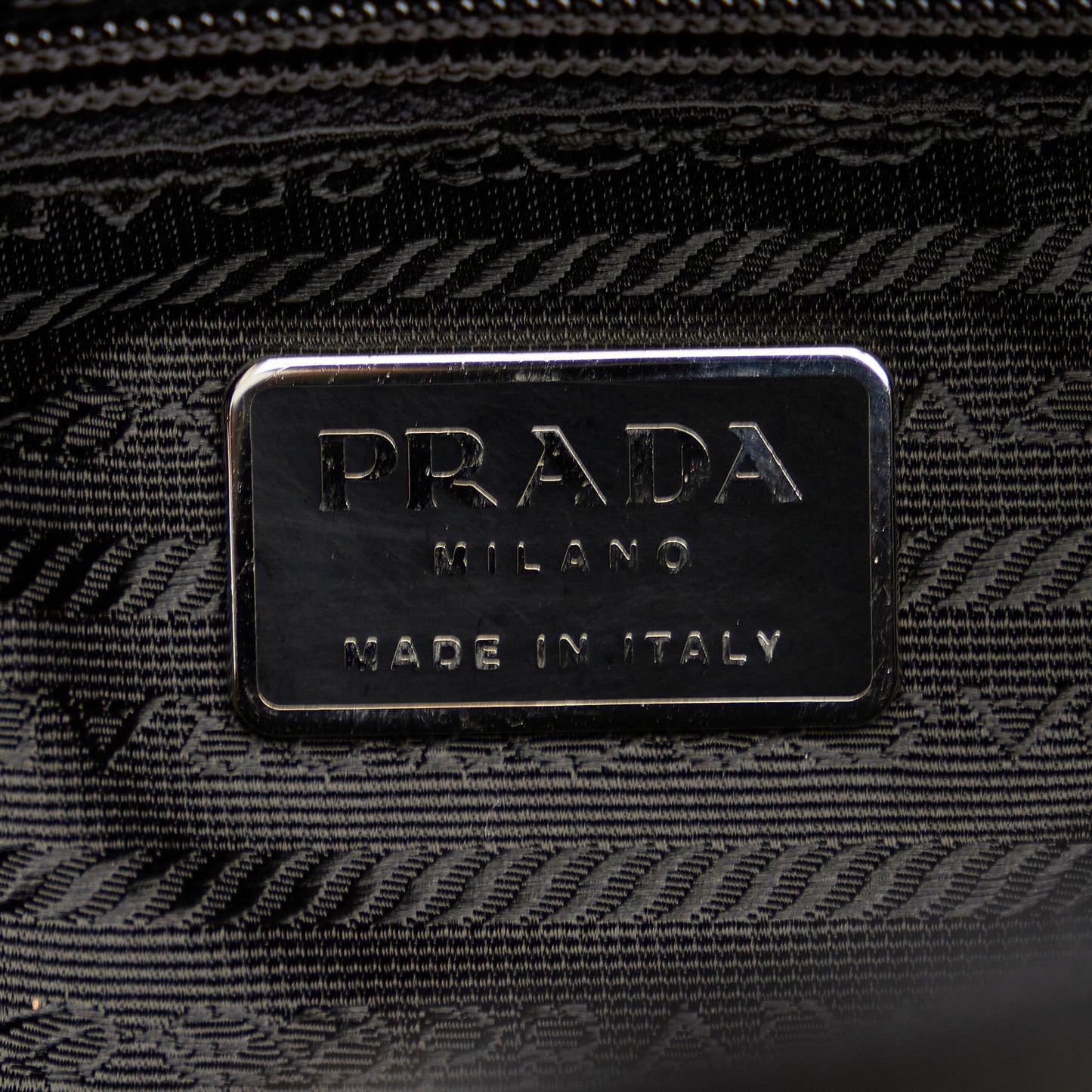 Prada Vitello Drive Nylon Bowler Bag 31551