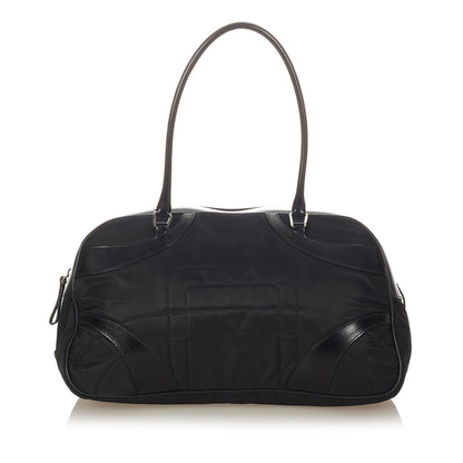 Prada Vitello Drive Nylon Bowler Bag 31757