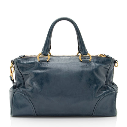 Prada Vitello Shine Satchel UV9u3T