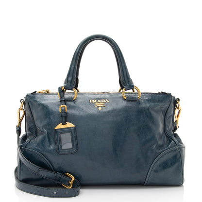 Prada Vitello Shine Satchel UV9u3T