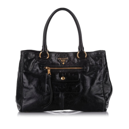 Prada Vitello Shine Satchel 18698