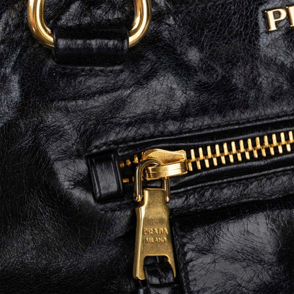 Prada Vitello Shine Satchel 18698