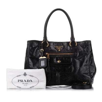 Prada Vitello Shine Satchel 18698