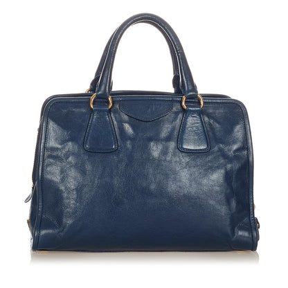 Prada Vitello Shine Satchel 23789