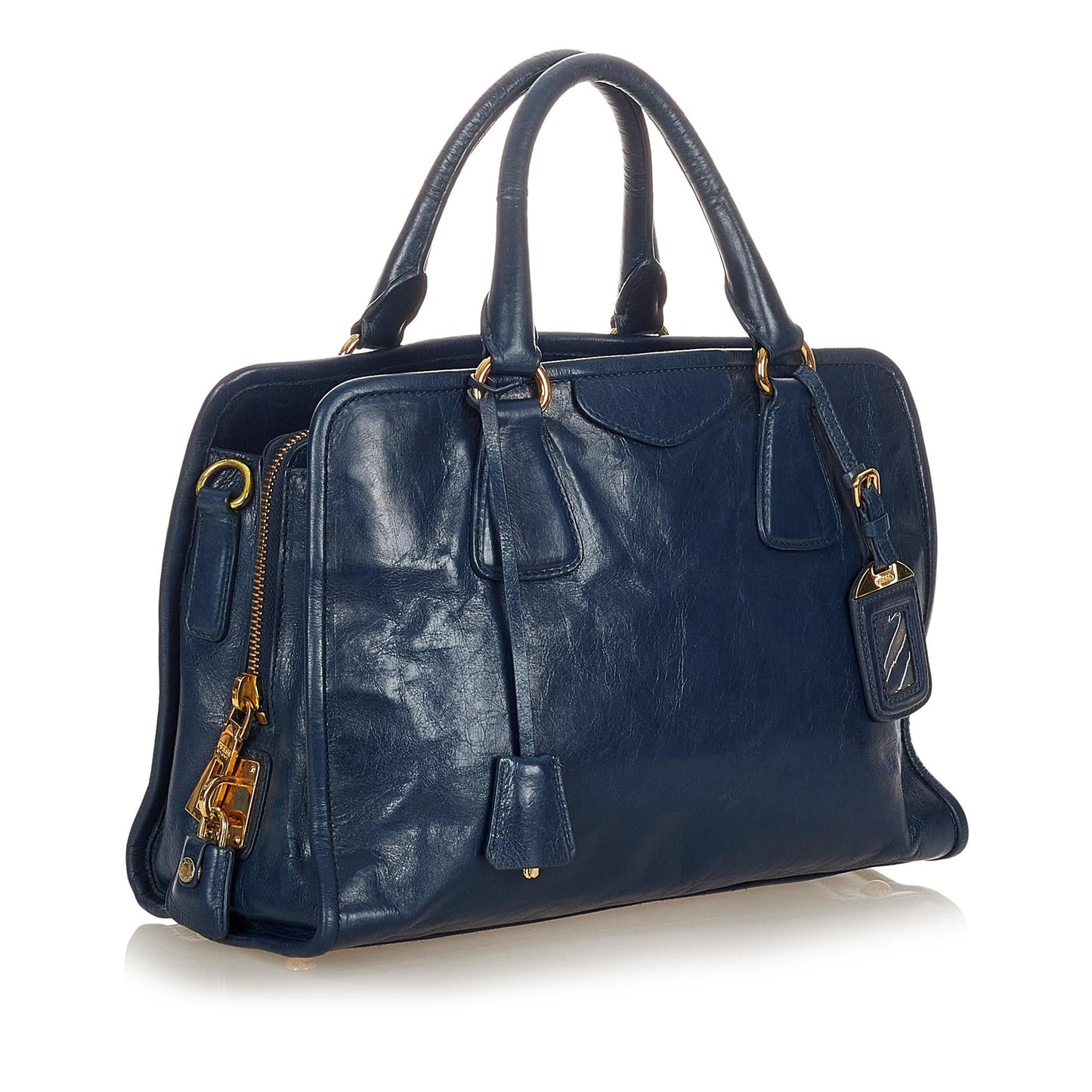 Prada Vitello Shine Satchel 23789