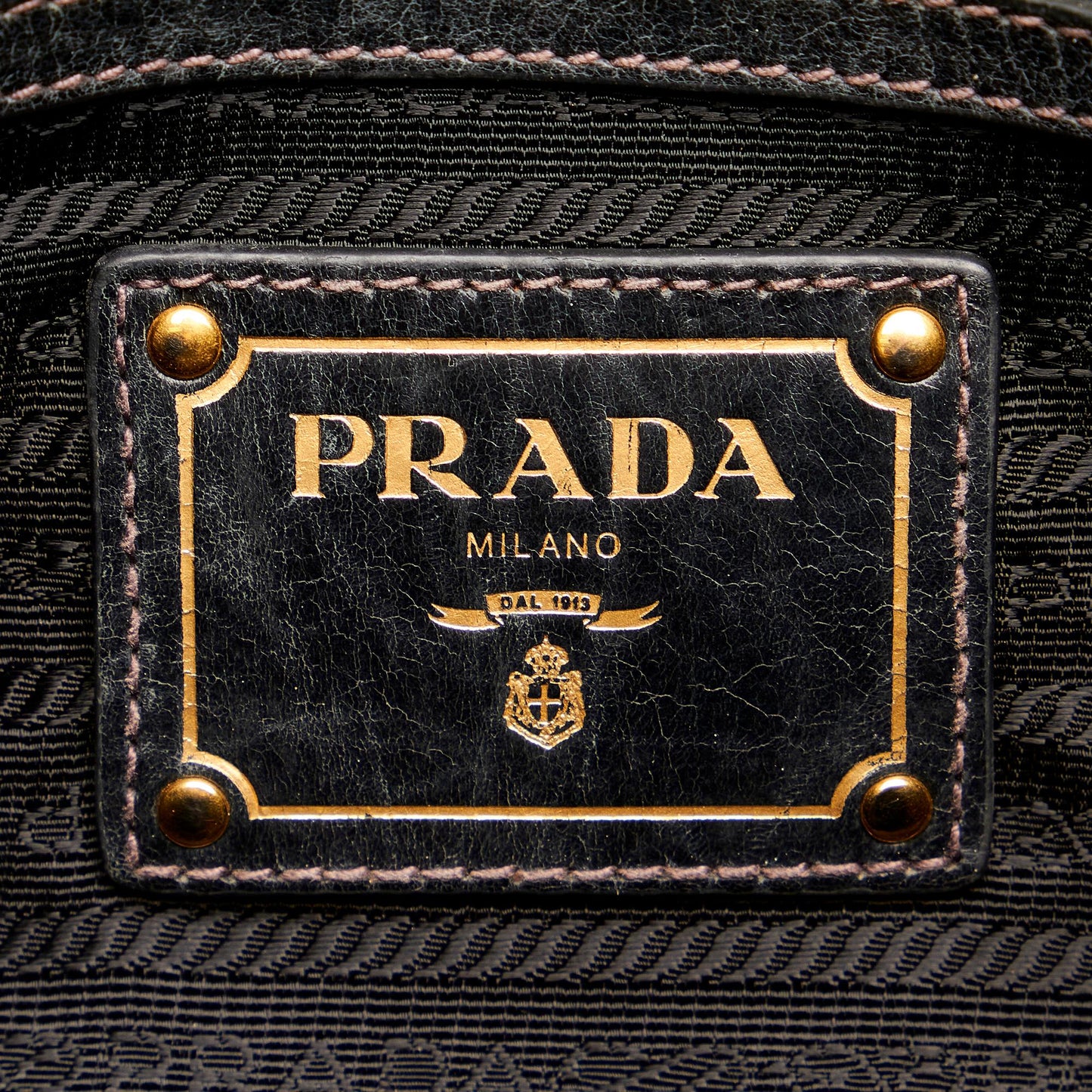 Prada Vitello Shine Satchel 27607