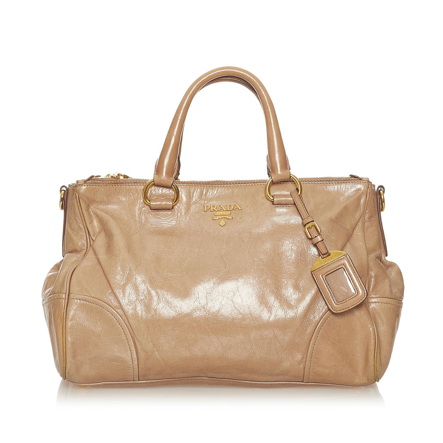 Prada Vitello Shine Satchel 27635